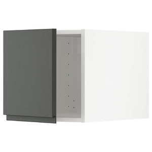 METOD Top cabinet, white/Voxtorp dark grey, 40x40 cm