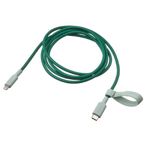 LILLHULT USB-C to lightning, green, 1.5 m