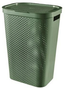 Curver Laundry Basket Infinity Recycled 60l, green