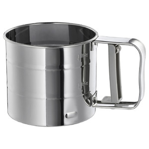 IDEALISK Flour sifter, stainless steel