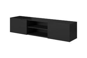 Wall-Mounted Cabinet Loftia Mini, black/matt black