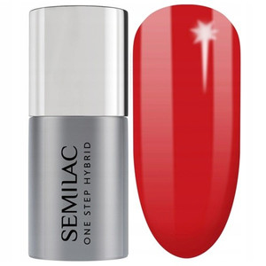 SEMILAC One Step Hybrid Polish 550 Pure Red 7ml