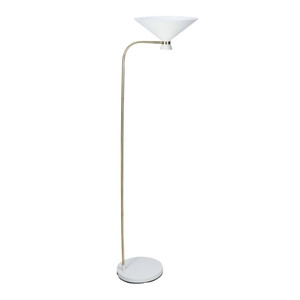 GoodHome Floor Lamp Apennin E27, white