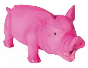 Trixie Latex Dog Toy Pig 21cm, assorted colours