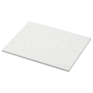 TOLKEN Countertop, marble effect, 62x49 cm