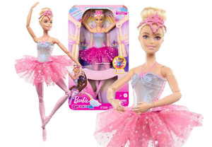 Barbie® Doll Blonde Ballerina Doll Magical Light-Up Feature HLC25 3+