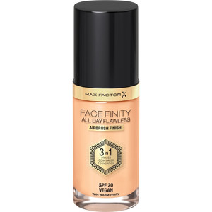 Max Factor Foundation Facefinity All Day Flawless 3in1 Vegan no. W44 Warm Ivory 30ml