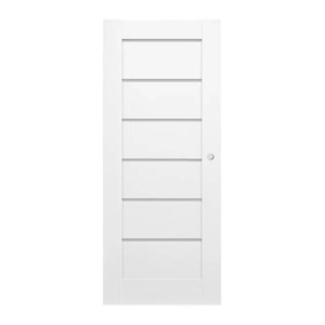 Non-rebated Sliding Internal Door Toreno 90, chalk white