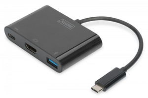 Digitus Multiport Adapter 3-port USB 3.0 USB Type-C HDMI