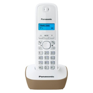 Panasonic Cordless Phone KX-TG1611 dect white, beige