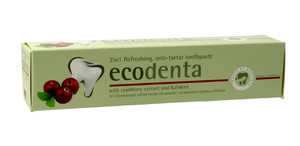 Ecodenta Anti Plaque Toothpaste Cranberry & Kalident