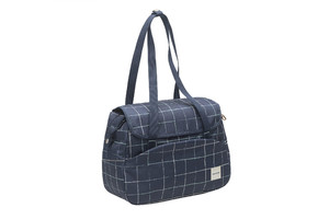 Bicycle Bag Check Tosca, blue