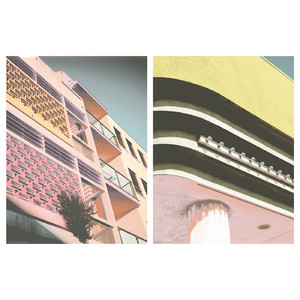 BILD Poster, pastel penthouses, 30x40 cm, 2 pack