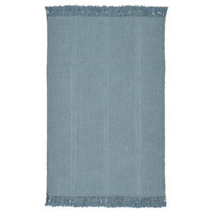 SORTSÖ Rug, flatwoven, light blue, 55x85 cm