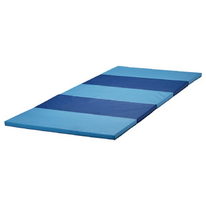 PLUFSIG Folding gym mat, blue, 78x185 cm