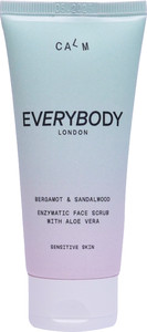 EVERYBODY Calm Enzymatic Face Scrub for Sensitive Skin Bergamot & Sandalwood 97% Natural 50ml