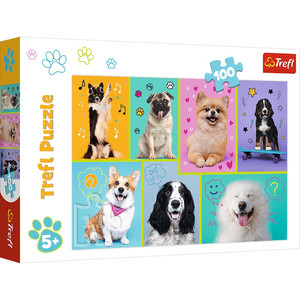 Trefl Children's Puzzle Dogs' World 100pcs 5+