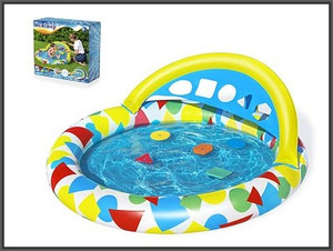 Bestway Inflatable Children's Pool Shape Sorter, multicolour, 3+