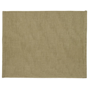 SVARTSENAP Place mat, light beige-green, 35x45 cm