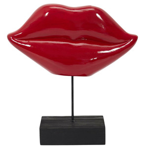 Decoration Lips, red