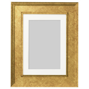 VIRSERUM Frame, gold-colour, 13x18 cm