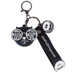 ECARLA Key Chain Wonderful Day Black Cat