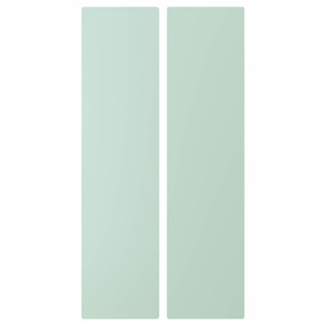 SMÅSTAD Door, light green, 30x120 cm