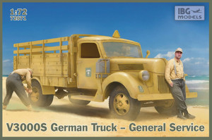 Ibg Plastic Model Kit V3000 S German Truck General Service 14+