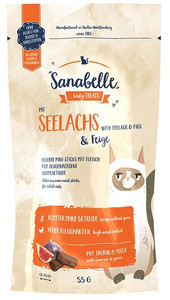 Sanabelle Cat Snack Pollack & Fig 55g