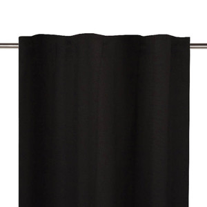 GoodHome Curtain Baltha 140 x 300 cm, black