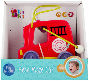 Bam Bam Bead Maze Car Fire Engine 18m+