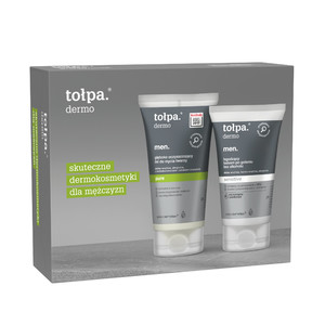 TOŁPA Gift Set Dermo Men 2024 (Face Cleansing Gel 150ml + Soothing After Shaving Lotion Alcohol Free 100ml)