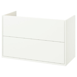 HAVBÄCK Wash-stand with drawers, white, 100x48x63 cm