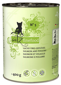 Catz Finefood Cat Food Salmon & Poultry N.05 400g