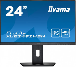 IIyama 24" Monitor XUB2492HSN-B5 IPS USB-C Dock HDMI DP DaisyChain
