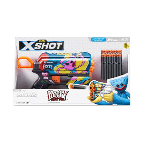 ZURU X-Shot Launcher Flux 8 Darts Kissy 8+