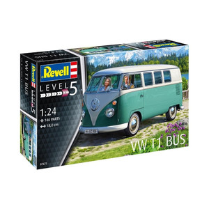 Revell Plastic Model VW T1 Samba Bus 12+