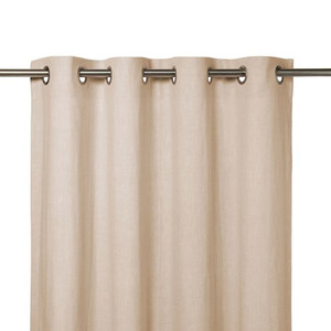 Curtain GoodHome Dellys 130x260cm, light beige