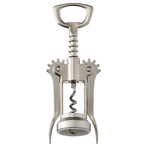 IDEALISK Corkscrew, silver-colour, matt