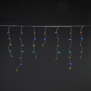 LED Lighting Chain Icicles 300 LED 10 m, indoor/outdoor, multicolour