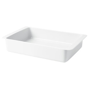 IKEA 365+ Oven dish, white, 38x26 cm