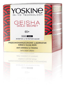 Yoskine Geisha Gold Secret 65+ Anti-Wrinkle & Firming Day/Night Cream 50ml