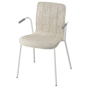 LÄKTARE Conference chair, light beige/white
