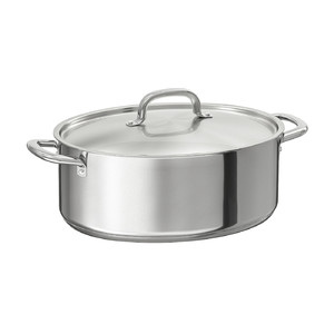 IKEA 365+ Casserole with lid, stainless steel, 7.0 l