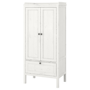 SUNDVIK Wardrobe, white, 80x50x171 cm