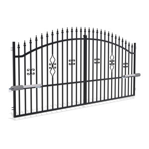 Double Swing Gate with Opening Mechanism 150 x 350 cm