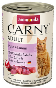 Animonda Carny Adult Cat Food Turkey & Lamb 400g
