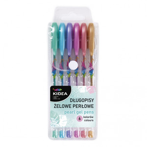 Kidea Pearl Gel Pens 6 Colours