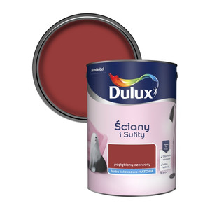 Dulux Walls & Ceilings Matt Latex Paint 5l deep red