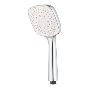 GoodHome Shower Head Teesta 3-spray, chrome/white